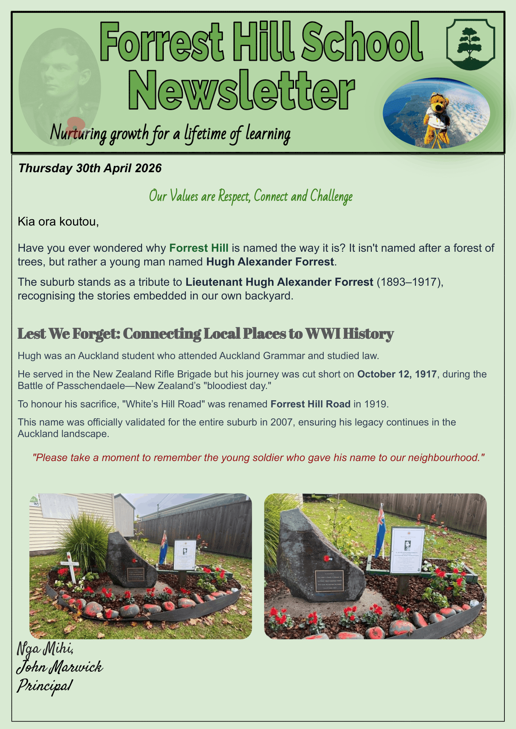 FHS Newsletter